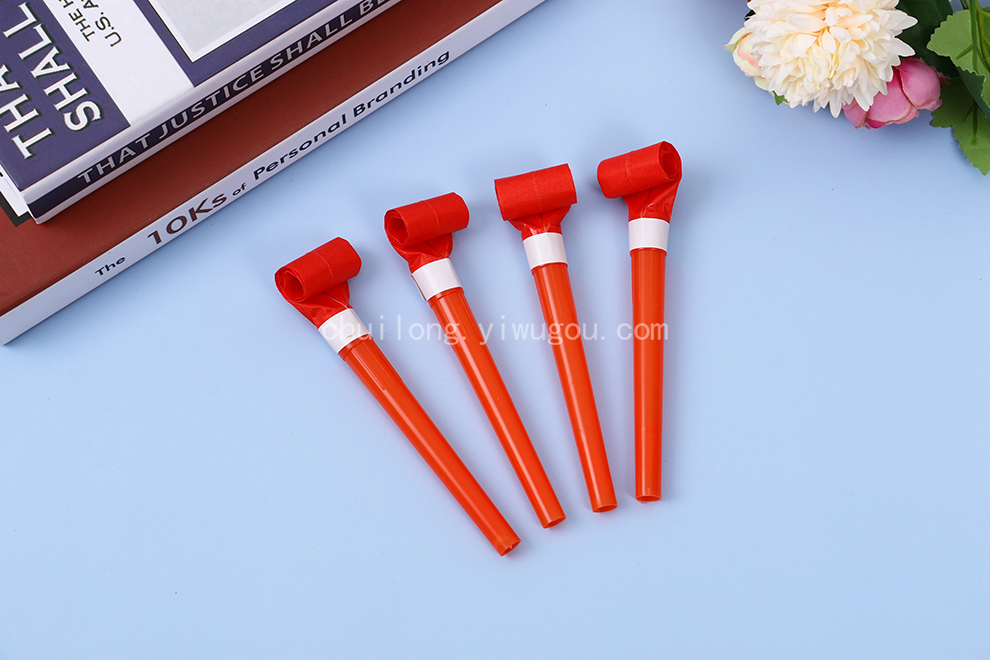 Solid Color Blowing Dragon Whistle Student Birthday Party Gifts Whistle Baby Party Horn Creative Children Whistle Small Toys