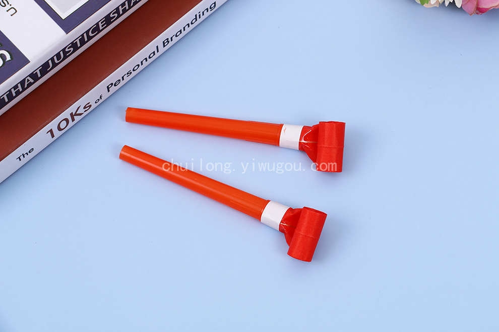 Solid Color Blowing Dragon Whistle Student Birthday Party Gifts Whistle Baby Party Horn Creative Children Whistle Small Toys