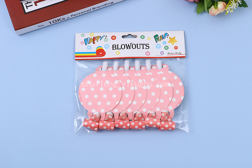 Children's Toy Flute Roll Blowouts Roll Toy Telescopic Whistle Party Horn Whistle Children's Fast Sticking Tongue out