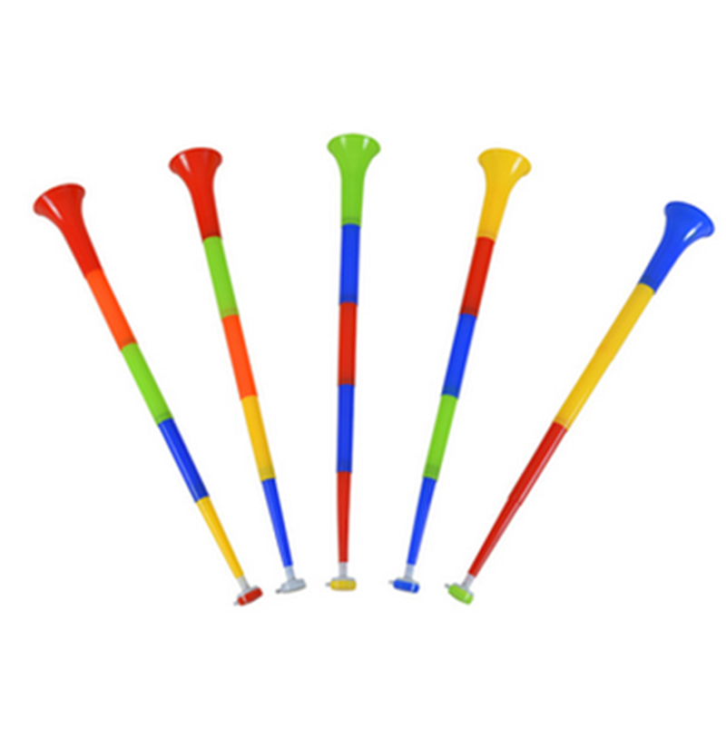 Plastic five-section whistle horn football booster cover 84CM Plastic five-section whistle horn football booster cover 84CM