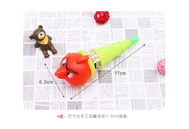 Children's Creative Ice Cream Blowouts Cartoon Sticking Tongue out Telescopic Whistle Party Horn Toy Kindergarten Small Gift