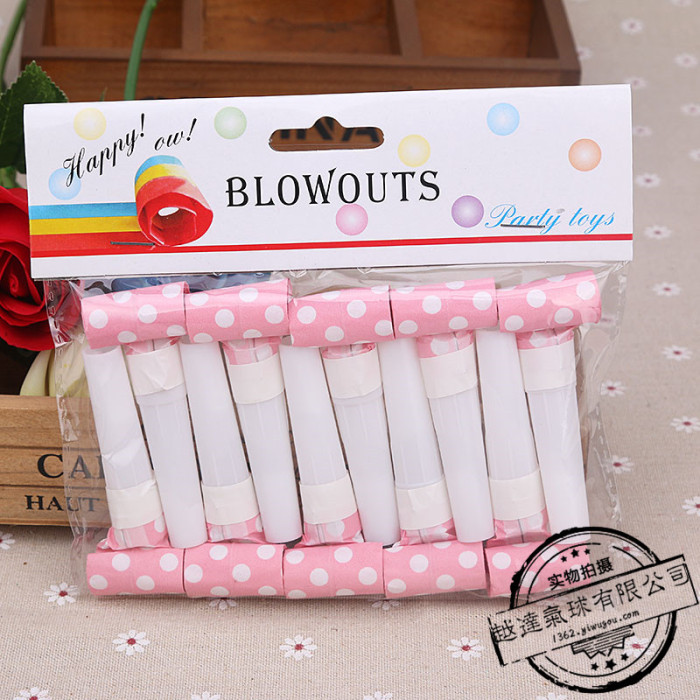 Lanfei Birthday Party Baby Full-Year Hundred Days Creative Gift Blowing Dragon Whistle Birthday Party Horn