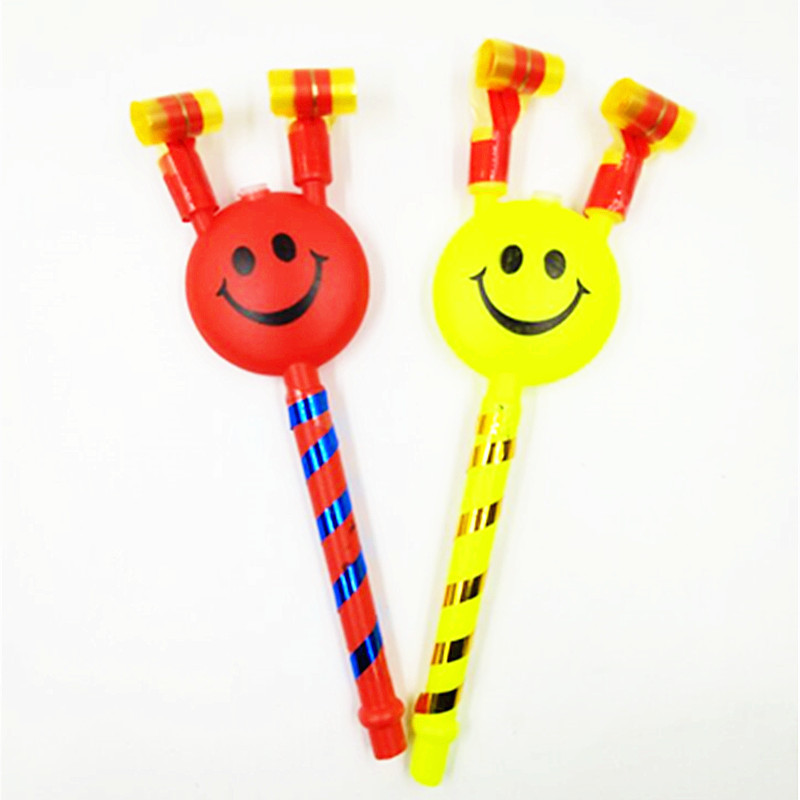 Medium Smiley Face Blowouts Baby Birthday Party Blowing Horn Whistle Infant Stall Push Scan Code Toy Medium Smiley Face Blowouts Baby Birthday Party Blowing Horn Whistle Infant Stall Push Scan Code Toy