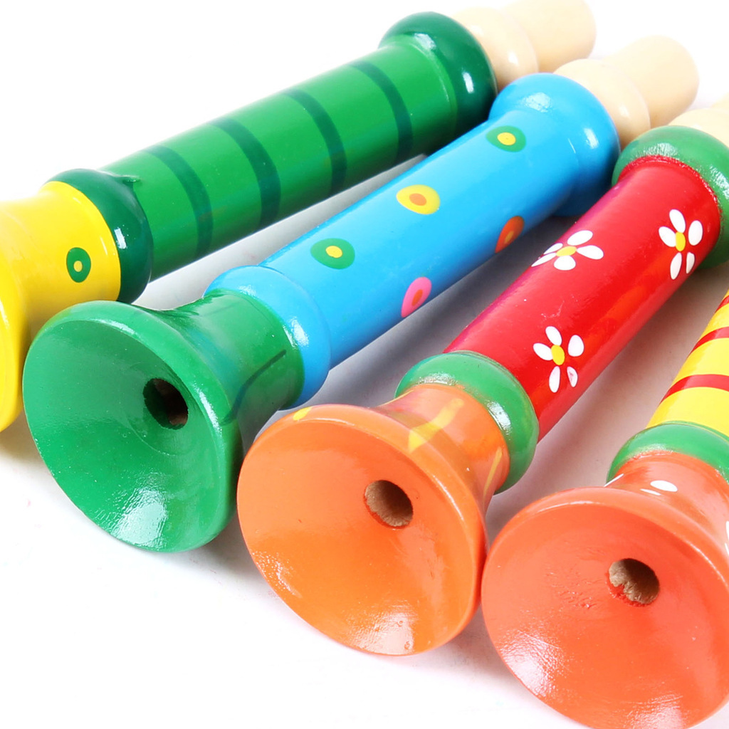 Wooden Small Horn Blowing Children's Whistle Toys Baby Playing Musical Instruments Early Education Educational Toys Wholesale Wooden Small Horn Blowing Children's Whistle Toys Baby Playing Musical Instruments Early Education Educational Toys Wholesale
