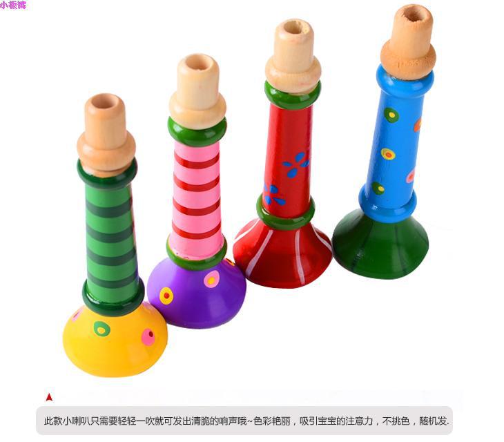 Wooden Small Horn Blowing Children's Whistle Toys Baby Playing Musical Instruments Early Education Educational Toys Wholesale Wooden Small Horn Blowing Children's Whistle Toys Baby Playing Musical Instruments Early Education Educational Toys Wholesale