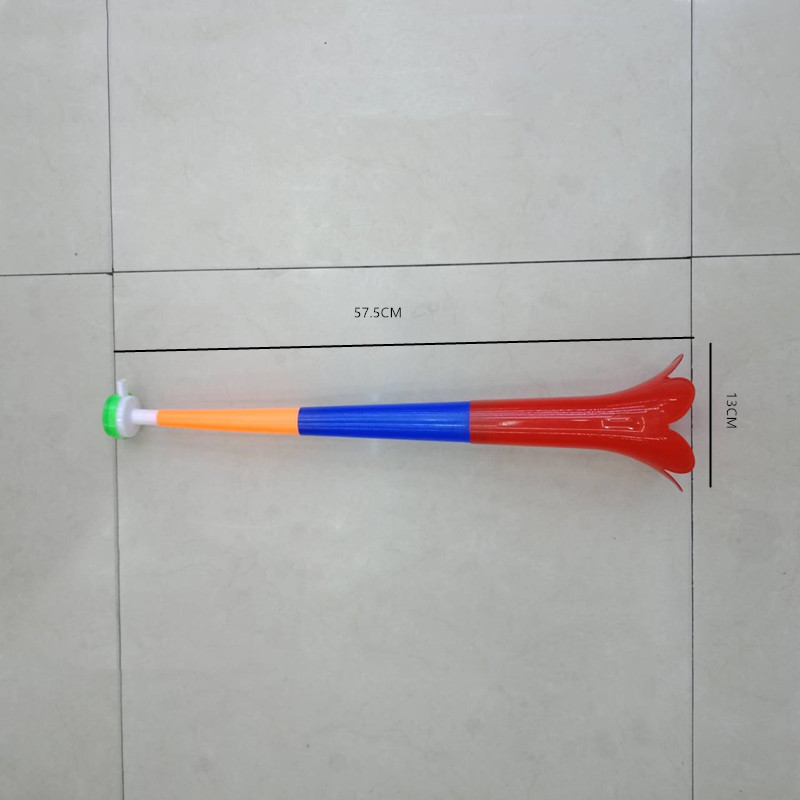 Plastic big three whistle horn small side football cheer lid 57CM