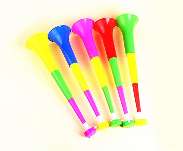 Children's educational toys plastic three-section whistle horn football support cover 57CM