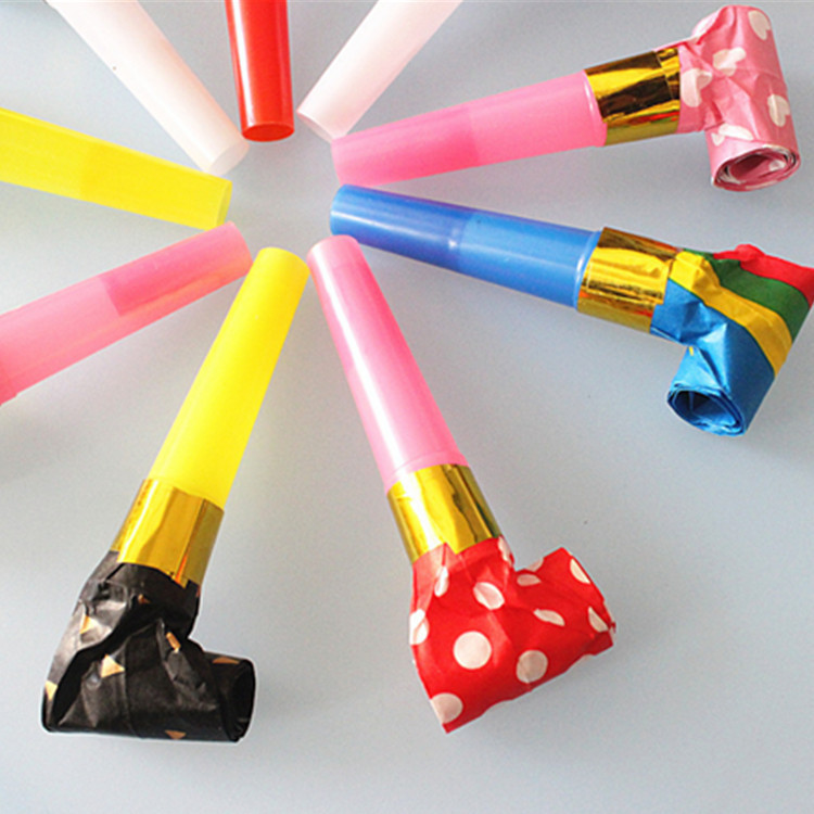 Paper Blowing Dragon Whistle Party Horn Party Birthday Party Long Nose Children Whistle Cheering Props Blowing Music
