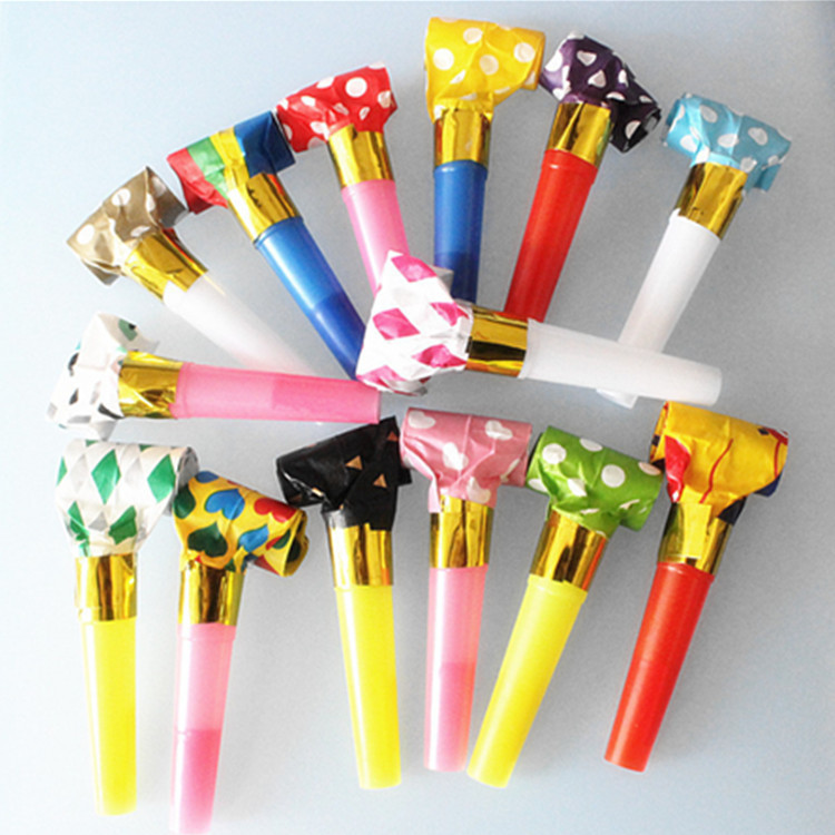 Paper Blowing Dragon Whistle Party Horn Party Birthday Party Long Nose Children Whistle Cheering Props Blowing Music