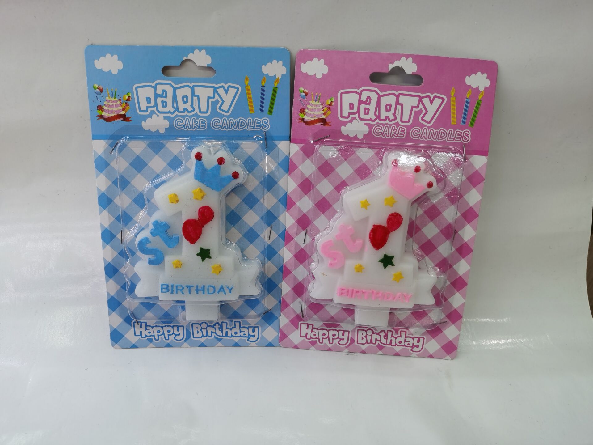 New Crown Big Digital Candle Pink Blue Big 1st Anniversary Birthday Party Candle New Crown Big Digital Candle Pink Blue Big 1st Anniversary Birthday Party Candle