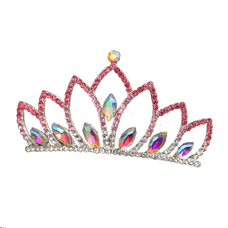 Children&#039;s Crown Headband Korean Style Cute Princess Hair Accessories Hair Comb Girl Baby Hair Comb Girl&#039;s Birthday Gift Crown