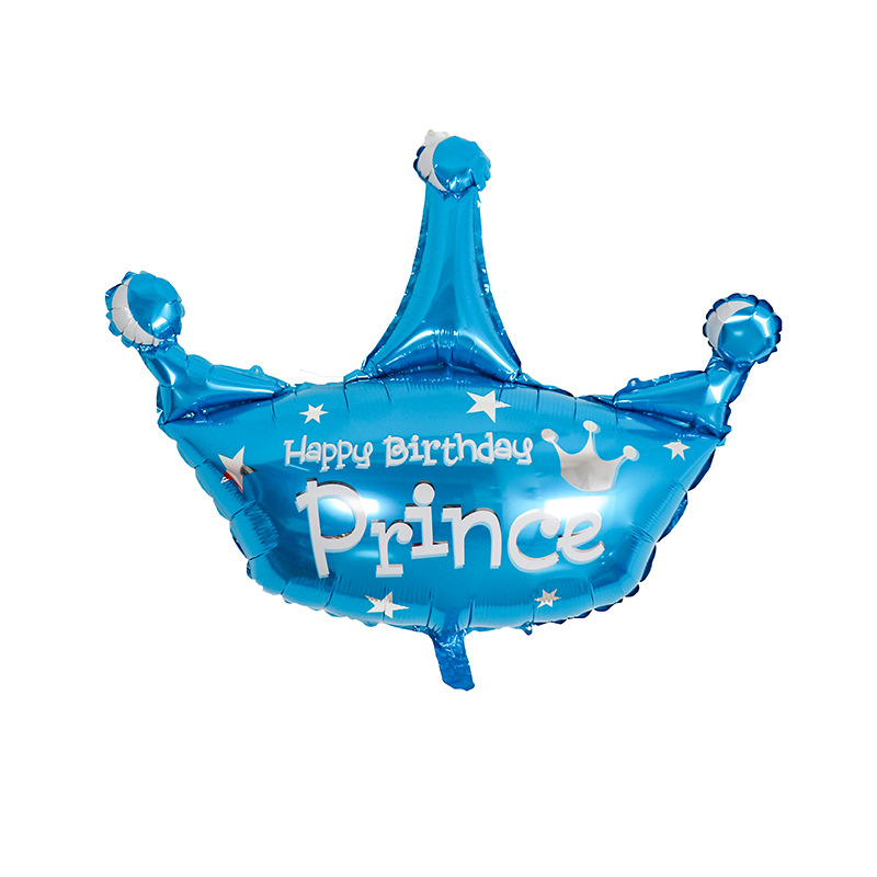 Crown Aluminum Balloon Children's Birthday Party Wedding Ceremony Decorative Aluminum Foil Balloon Party Supplies
