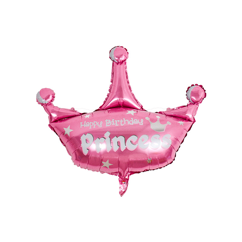 Crown Aluminum Balloon Children's Birthday Party Wedding Ceremony Decorative Aluminum Foil Balloon Party Supplies