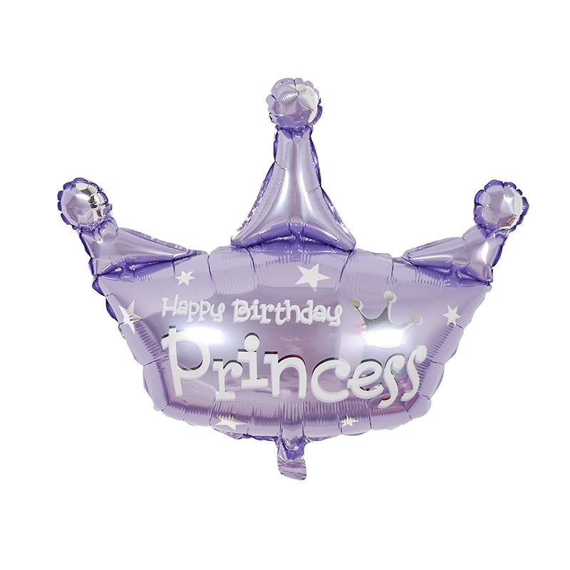 Crown Aluminum Balloon Children's Birthday Party Wedding Ceremony Decorative Aluminum Foil Balloon Party Supplies