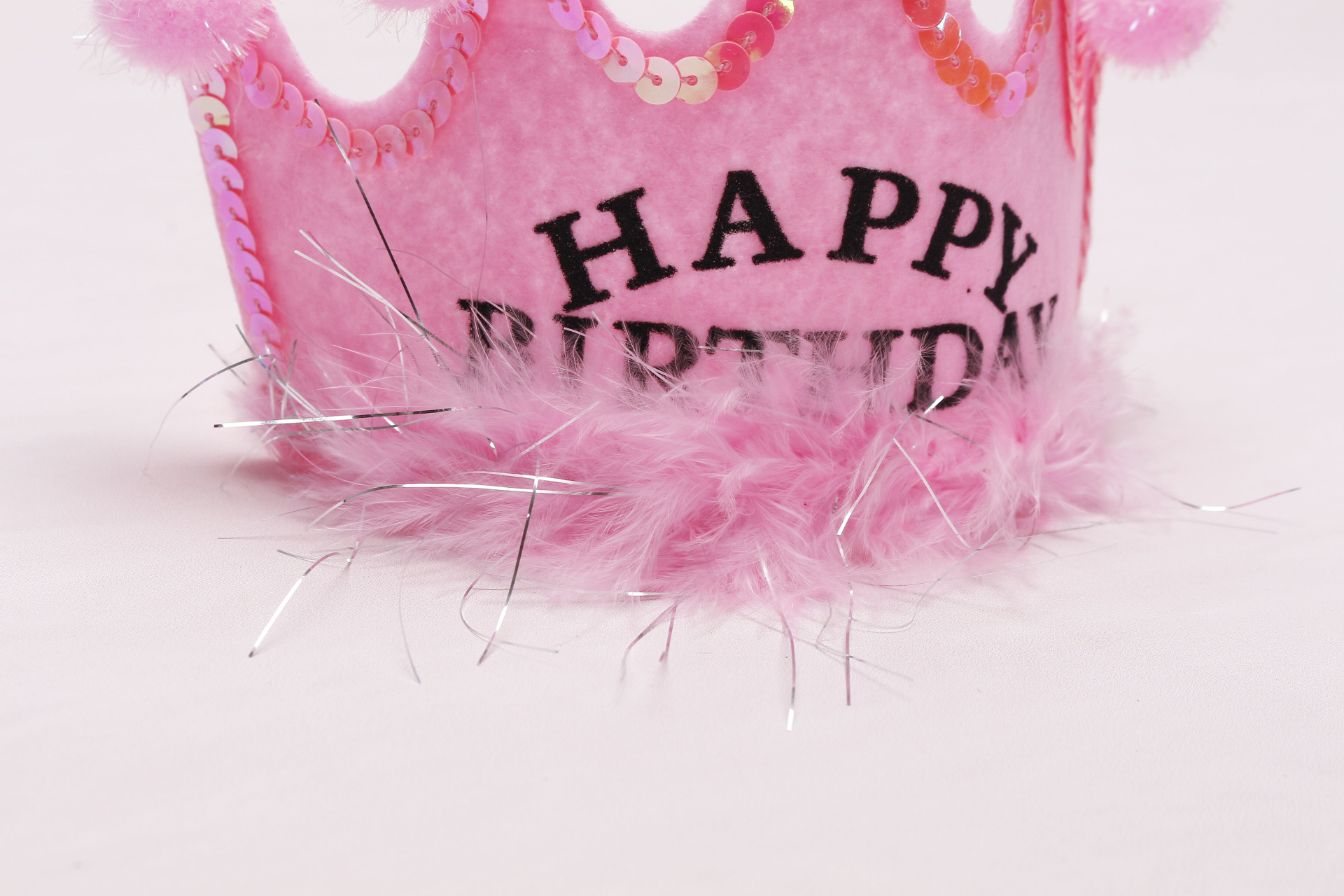 Wholesale Non-Luminous Birthday Crown Party Decorative Head Hoop Children Adult Non-Woven Fabric Birthday Hat