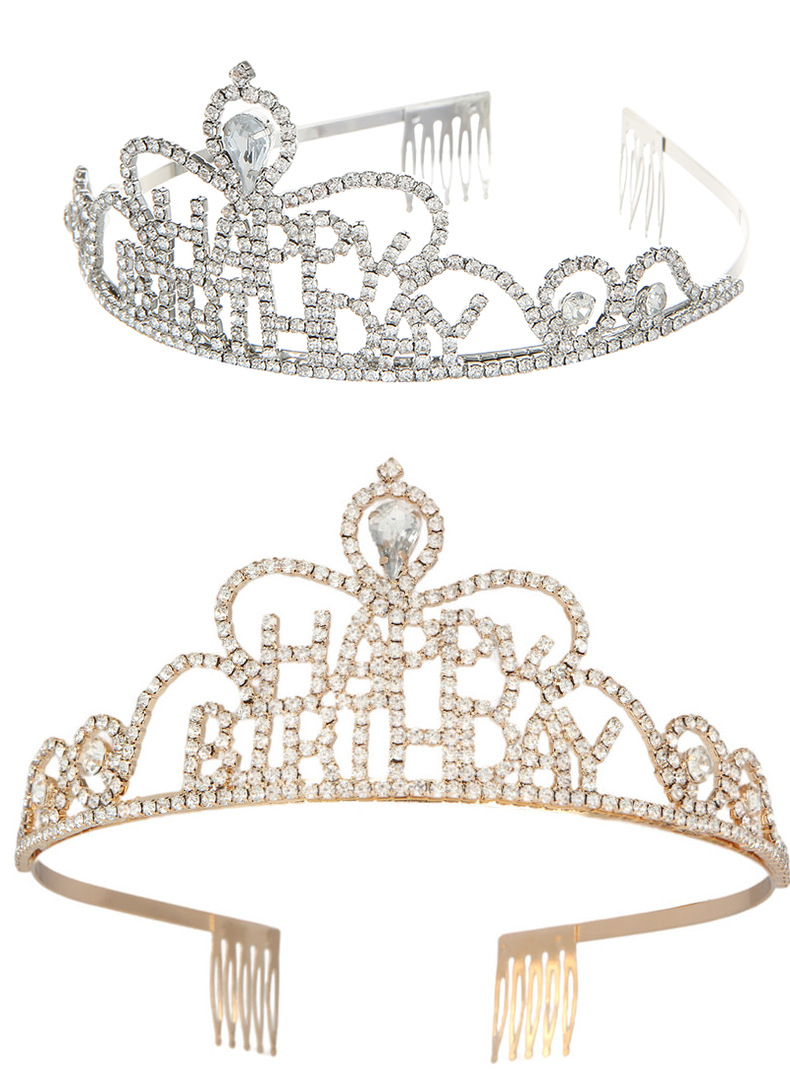 Claw Chain Korean Style Fashion New Birthday Crown Happy Birthday Birthday Hairband Decoration Hair Accessories Claw Chain Korean Style Fashion New Birthday Crown Happy Birthday Birthday Hairband Decoration Hair Accessories