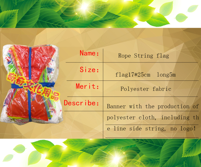 Wholesale line edge trumpet color string of the flag of the triangle Wholesale line edge trumpet color string of the flag of the triangle
