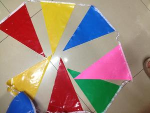 Malaysia PVC triangle string flag, flags, flag floating, cloth pennant, plastic Pennant