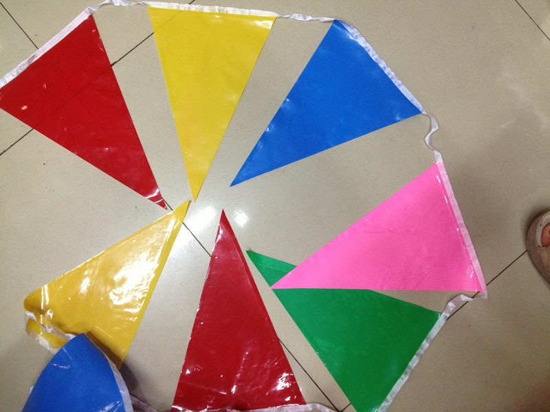 Malaysia PVC triangle string flag, flags, flag floating, cloth pennant, plastic Pennant