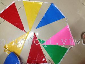 Malaysia PVC triangle string flag, flags, flag floating, cloth pennant, plastic Pennant