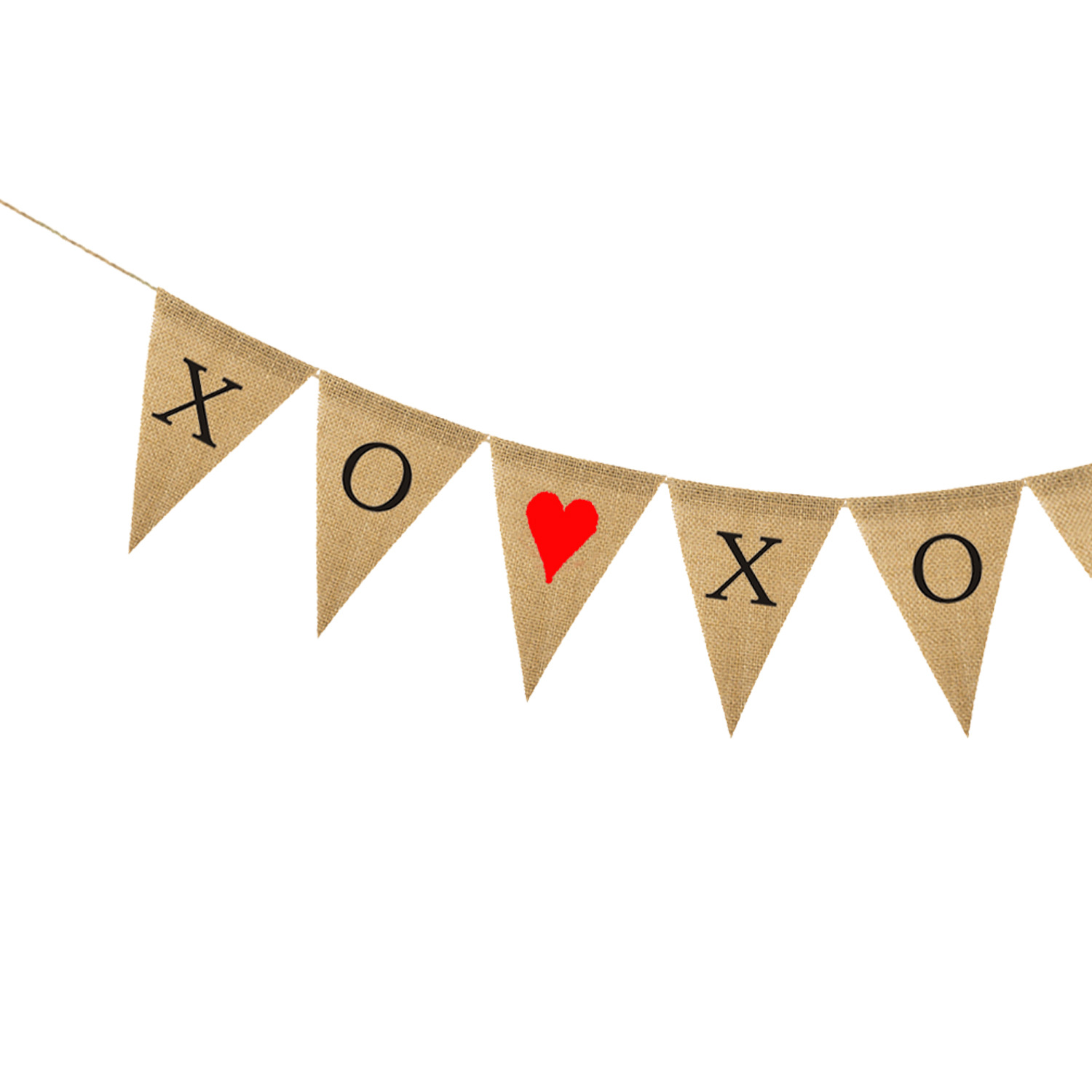 Wholesale Proposal Engagement Valentine's Day Party Decoration Garland Xo Xo Xo Love Linen Triangle Hanging Flag Wholesale Proposal Engagement Valentine's Day Party Decoration Garland Xo Xo Xo Love Linen Triangle Hanging Flag
