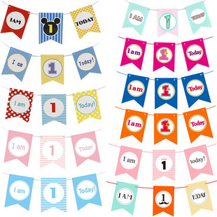 Golden onion flash pink paper triangle pull flag birthday wedding party custom flags festival scene layout banner Golden onion flash pink paper triangle pull flag birthday wedding party custom flags festival scene layout banner