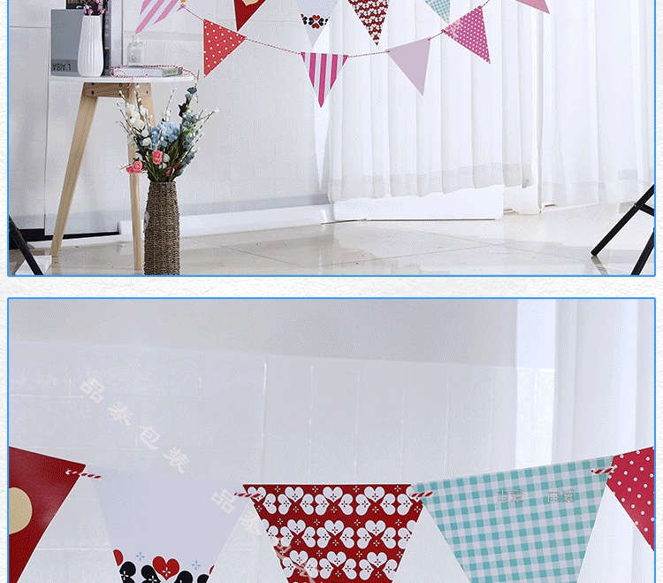 Baby Birthday Party Kindergarten Decoration Banner Latte Art Colorful Triangle Hanging Flag Customizable Baby Birthday Party Kindergarten Decoration Banner Latte Art Colorful Triangle Hanging Flag Customizable