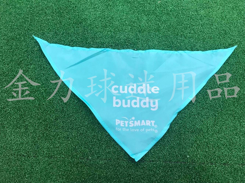 Red triangle scarf pet neck flag flag manufacturers direct sales