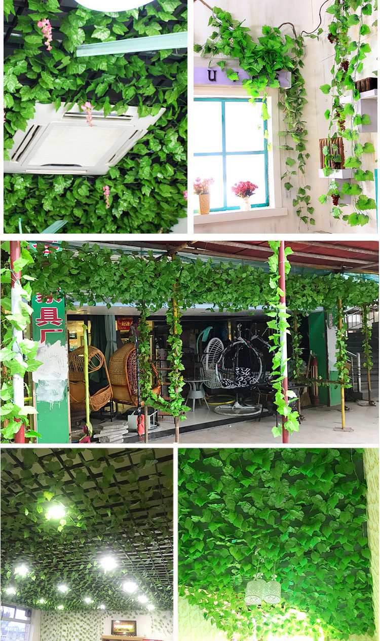 Artificial Flower Rattan Decoration Green Leaf Ceiling Plant Decorative Pipe Home Artificial Flower Green Plant Vine Ivy Artificial Flower Rattan Decoration Green Leaf Ceiling Plant Decorative Pipe Home Artificial Flower Green Plant Vine Ivy