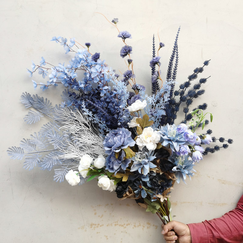 Factory Wholesale Emulational Flower and Silk Flower Wedding Ceiling Plastic Flowers Home Decorative Fake Flower Artificial Flowers Floral Bouquet