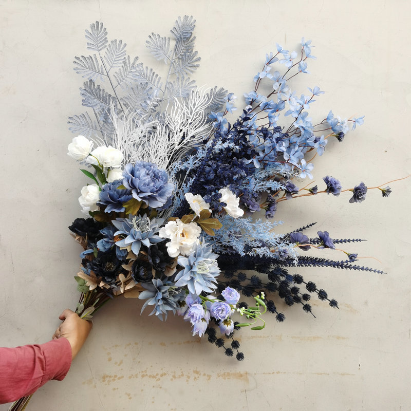 Factory Wholesale Emulational Flower and Silk Flower Wedding Ceiling Plastic Flowers Home Decorative Fake Flower Artificial Flowers Floral Bouquet