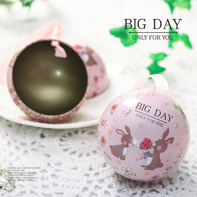 European creative personality ball candy box box packing box three-dimensional love tree set wedding gift box