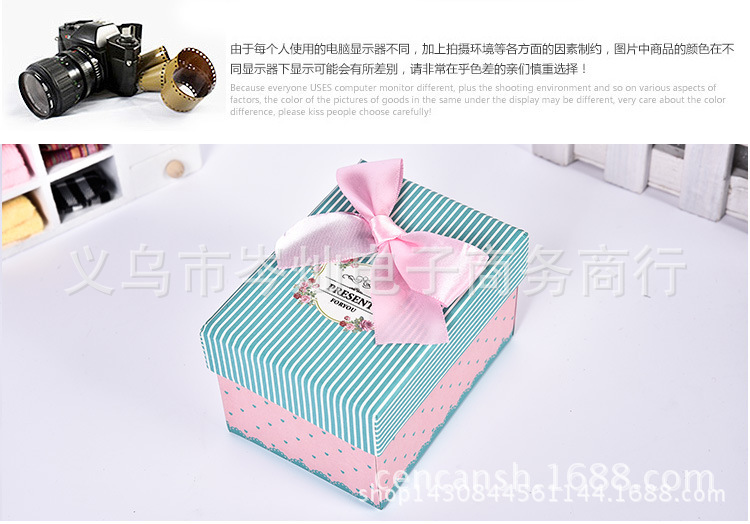 New rectangular candy box wholesale jewelry packaging gift box manufacturers gift box spot black paper box processing