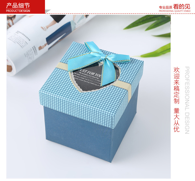 Creative Christmas gift box candy box small square gift box gift paper box wholesale can be customized Creative Christmas gift box candy box small square gift box gift paper box wholesale can be customized