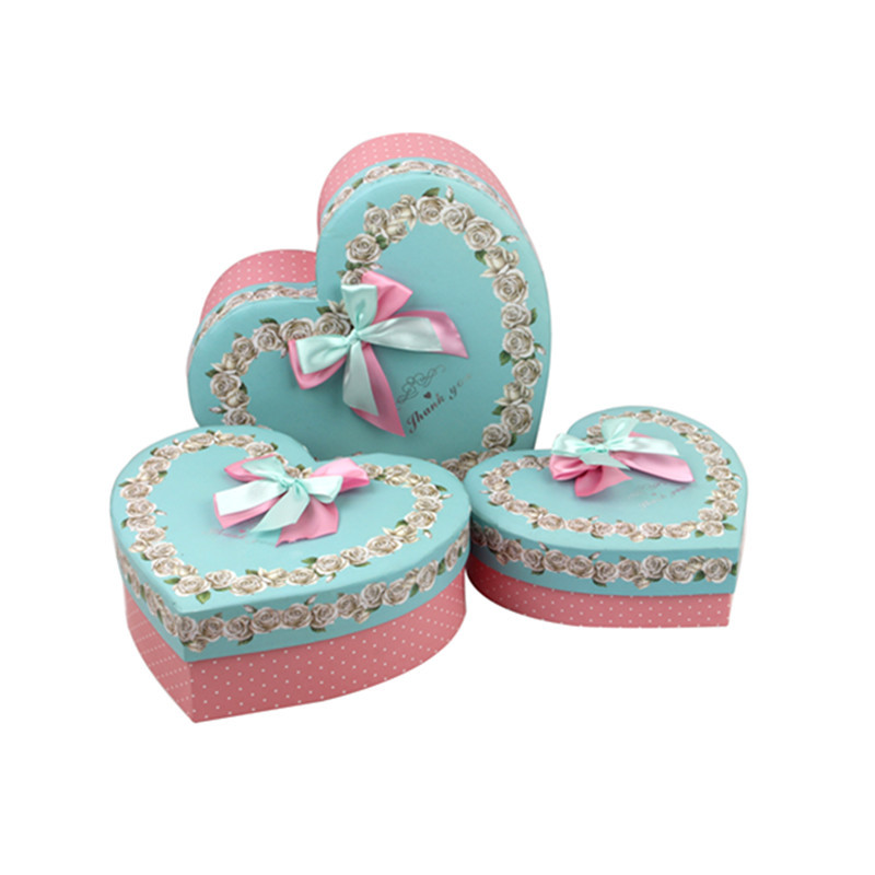 New gift box heart-shaped gift box heart candy box valentine's day gift box heart gift box