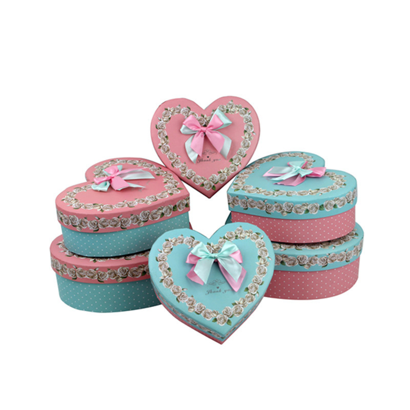 New gift box heart-shaped gift box heart candy box valentine's day gift box heart gift box