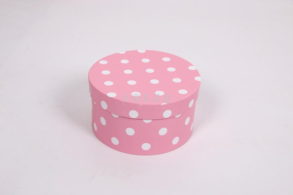 A Round three-piece gift box jewelry box happy candy box