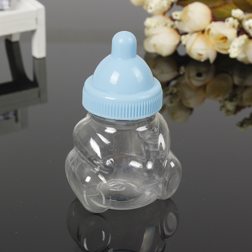 Creative Personalized European Custom Feeding Bottle Candy Box Gift Box Baby First Month Old 100 Days Old Years Old Factory Direct Sales