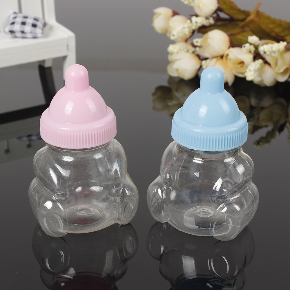 Creative Personalized European Custom Feeding Bottle Candy Box Gift Box Baby First Month Old 100 Days Old Years Old Factory Direct Sales
