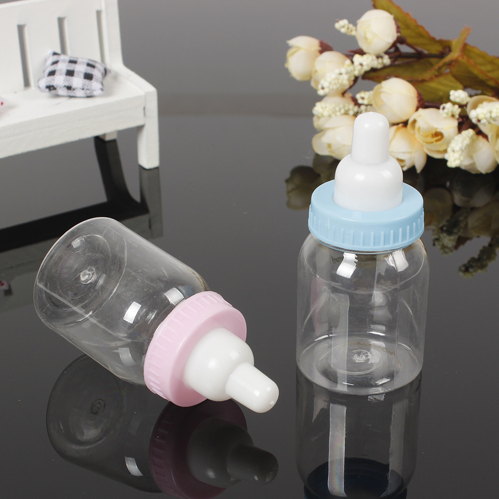 Creative Personalized European Custom Feeding Bottle Candy Box Gift Box Baby First Month Old 100 Days Old Years Old Factory Direct Sales