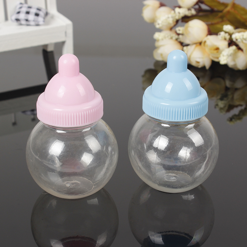 Creative Personalized European Custom Feeding Bottle Candy Box Gift Box Baby First Month Old 100 Days Old Years Old Factory Direct Sales