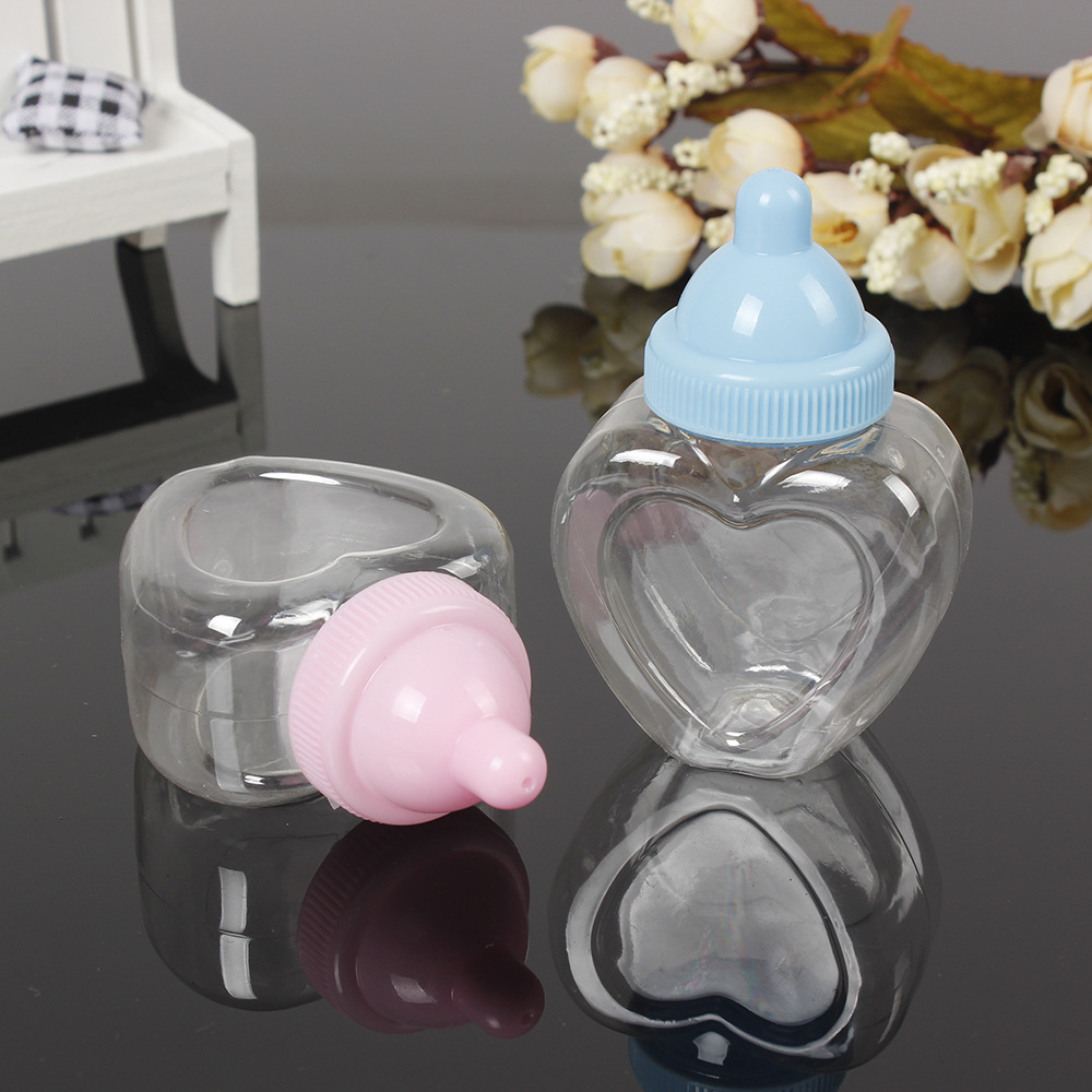Creative Personalized European Custom Feeding Bottle Candy Box Gift Box Baby First Month Old 100 Days Old Years Old Factory Direct Sales