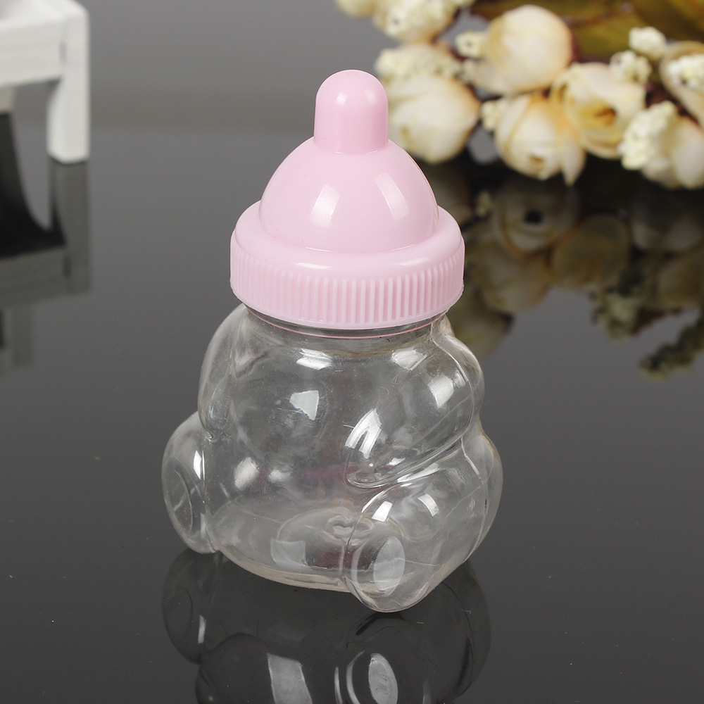 Creative Personalized European Custom Feeding Bottle Candy Box Gift Box Baby First Month Old 100 Days Old Years Old Factory Direct Sales