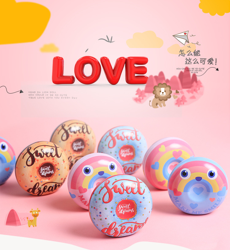 New creative wedding gift box wholesale Korean wedding candy box tinplate trumpet baby full moon candy box