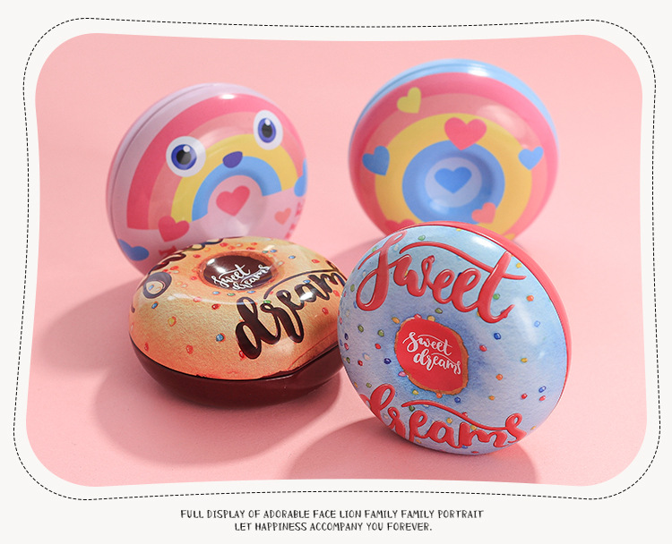 New creative wedding gift box wholesale Korean wedding candy box tinplate trumpet baby full moon candy box