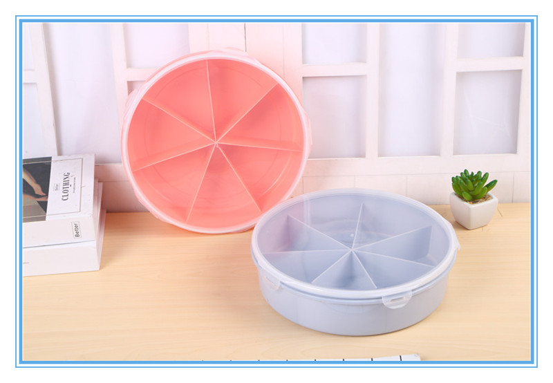 Compartment fruit tray dry fruit box with lid nut fruit candy box sealed container