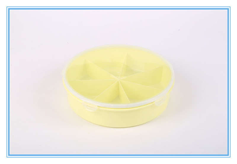 Compartment fruit tray dry fruit box with lid nut fruit candy box sealed container