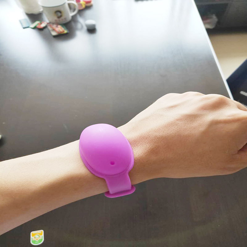 Silicone Hand Sanitizer Wrist Strap Instant Hand Sanitizer Watch Cross-Border Same Creative Product
