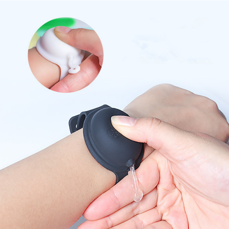 Silicone Hand Sanitizer Wrist Strap Instant Hand Sanitizer Watch Cross-Border Same Creative Product