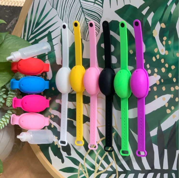 Silicone Hand Sanitizer Wrist Strap Instant Hand Sanitizer Watch Cross-Border Same Creative Product